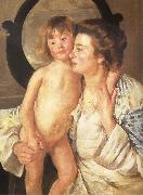 Mary Cassatt, Mother and Son